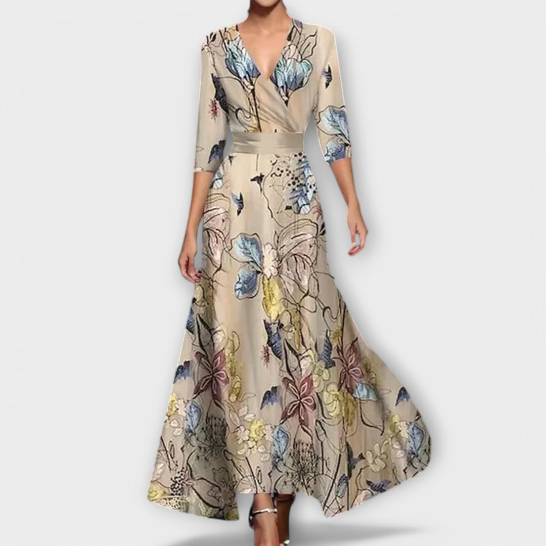 ALMA™|ABITO DA DONNA ELEGANTE CON DESIGN A MANICHE