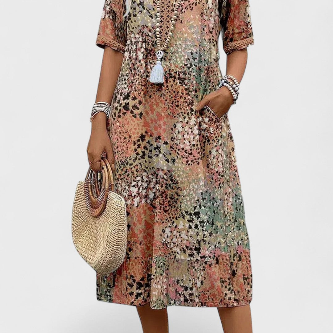 COLETTE™|ABITO MIDI VIBRANTE