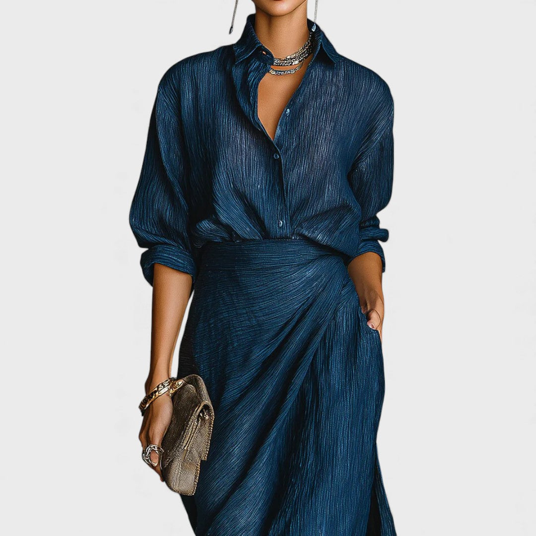 NAYLA™|ABITI PLISSETTATO ELEGANTE