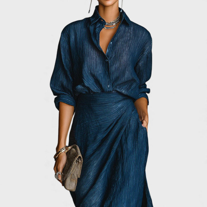 NAYLA™|ABITI PLISSETTATO ELEGANTE