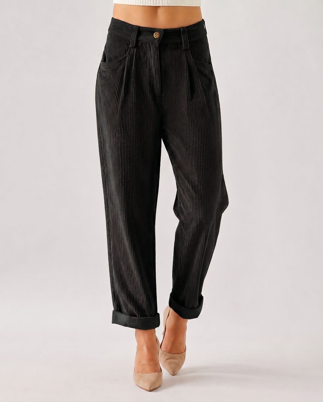 JANA™|PANTALONI DI VELLUTO MODERNI