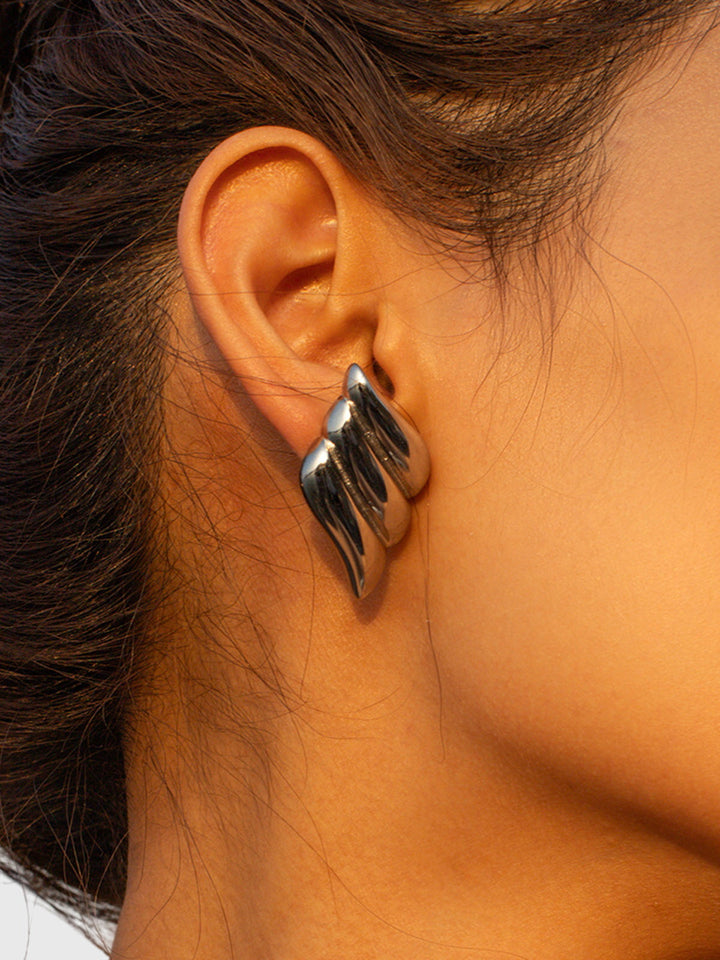 AITANA™|ORECCHINI A TRE STRATI A FORMA DI ALA