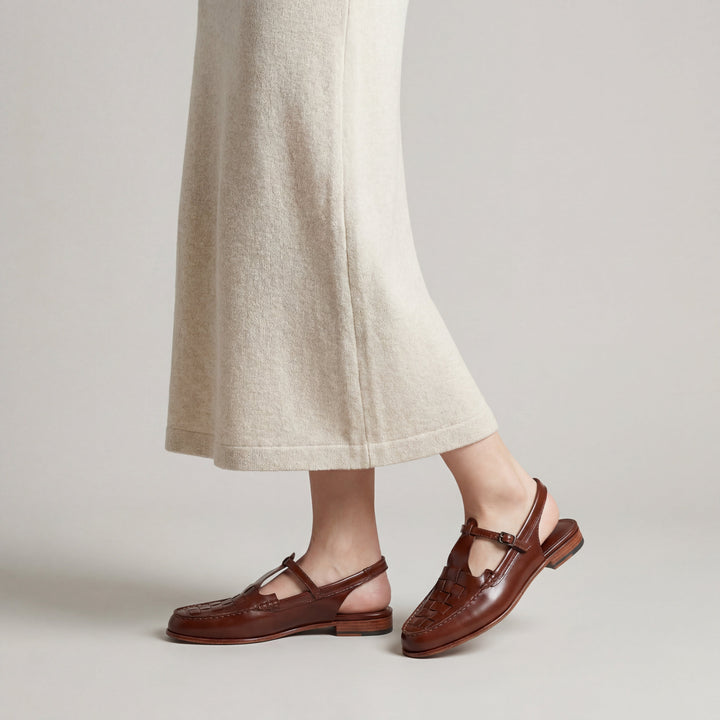 GIULIA™ | SANDALI INTRECCIATI IN PELLE