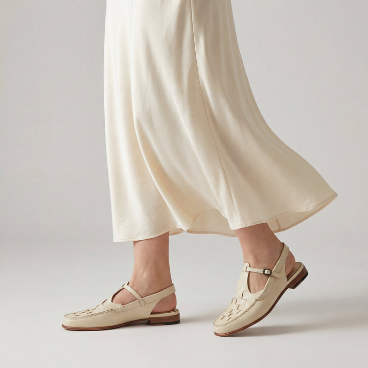 GIULIA™ | SANDALI INTRECCIATI IN PELLE