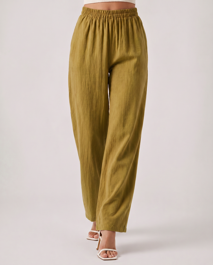ESTHER™|PANTALONI IN LINO