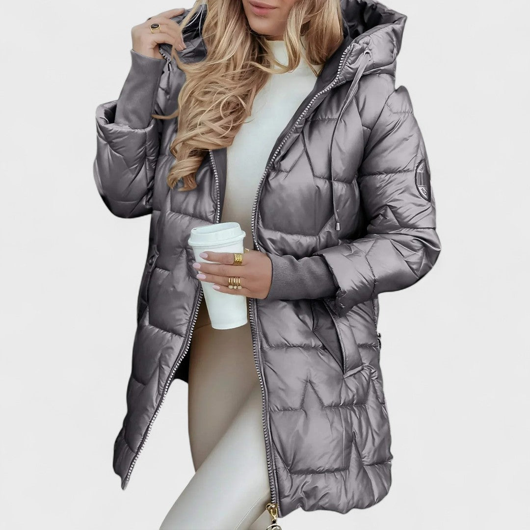NOLWEN™|CAPPOTTO INVERNALE ELEGANTE CON CAPPUCCIO