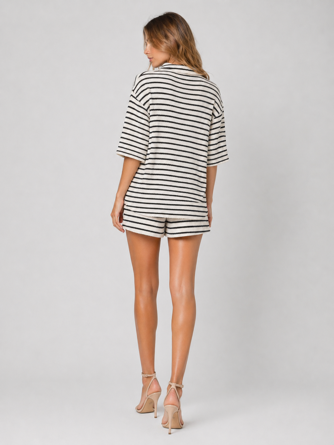 MARTINA™|SET CASUAL CON CAMICIA E SHORTS