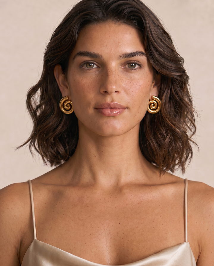 JAY™|ORECCHINI A SPIRALE CON LEGGEREZZA MODERNA