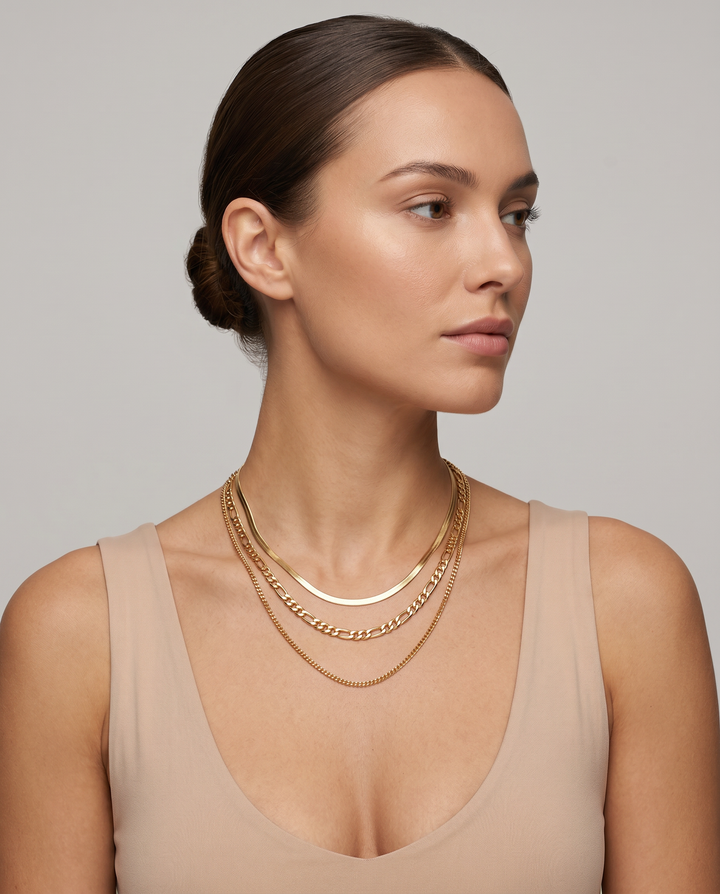 NOARA™|COLLANA A TRE STRATI IN STILE VINTAGE