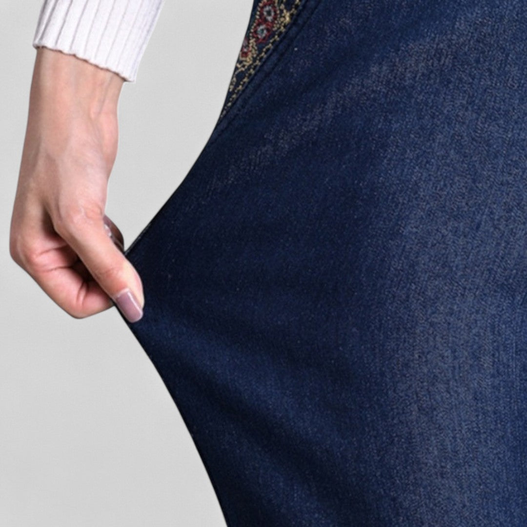 MAIRA™|JEANS DA DONNA CON TASCHE LATERALI E VITA ELASTICA