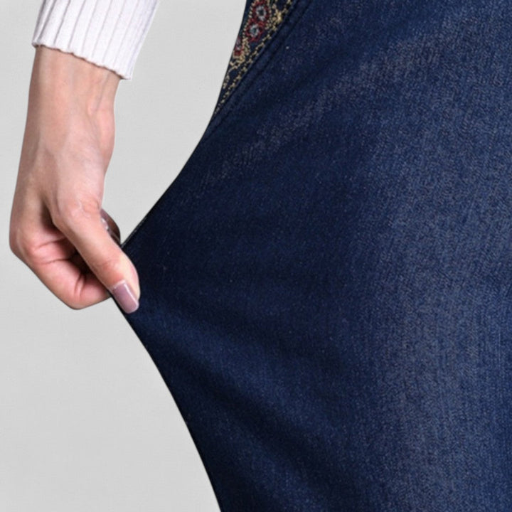 MAIRA™|JEANS DA DONNA CON TASCHE LATERALI E VITA ELASTICA