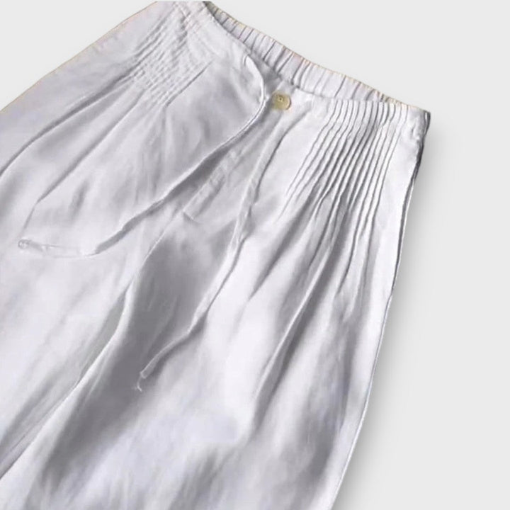 ARVENA™|PANTALONI IN LINO LEGGERI